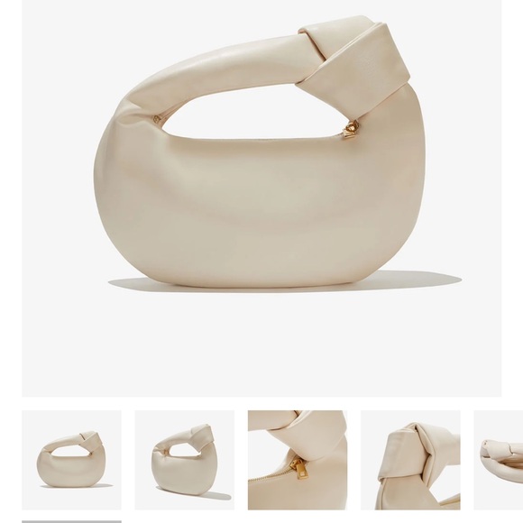 Melie Bianco Handbags - Melie Bianco Cream Shoulder Bag